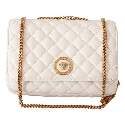 versace quilted satchel bag|versace handbags for women.